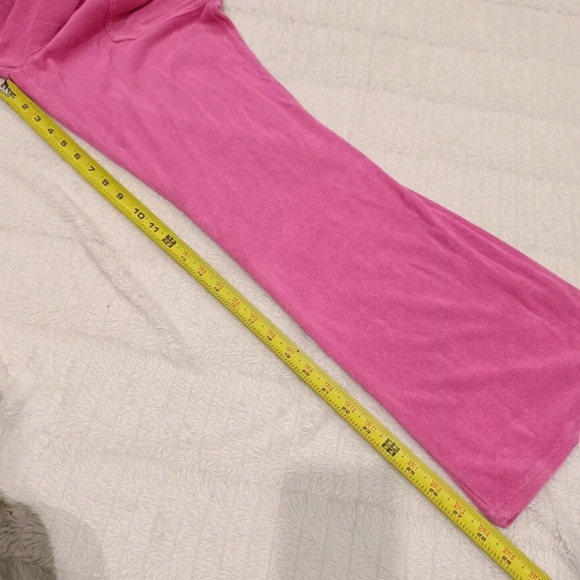 Juicy Couture Tracksuit Matching Set Large Jacket Pants Pockets Vintage Pink Y2k - Picture 6 of 15